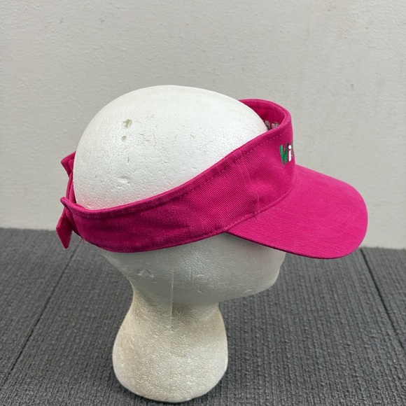 Winter Park Florida Visor Womens OSFM Pink Adjustable Strapback Magic Headwear - Picture 8 of 13